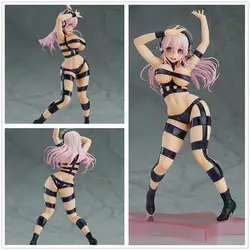 Сексуальная женская фигура Аниме Супер Sonico 1/7 весы Окрашенные ПВХ фигурку Коллекционная модель взрослых куклы игрушечные лошадки 24 см