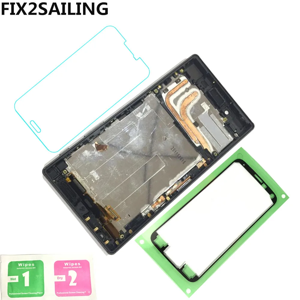 

100% Tested LCD Display Touch Screen Digitizer Assembly Replacement With Frame For Sony Xperia Z5 E6603 E6633 E6653 E6683