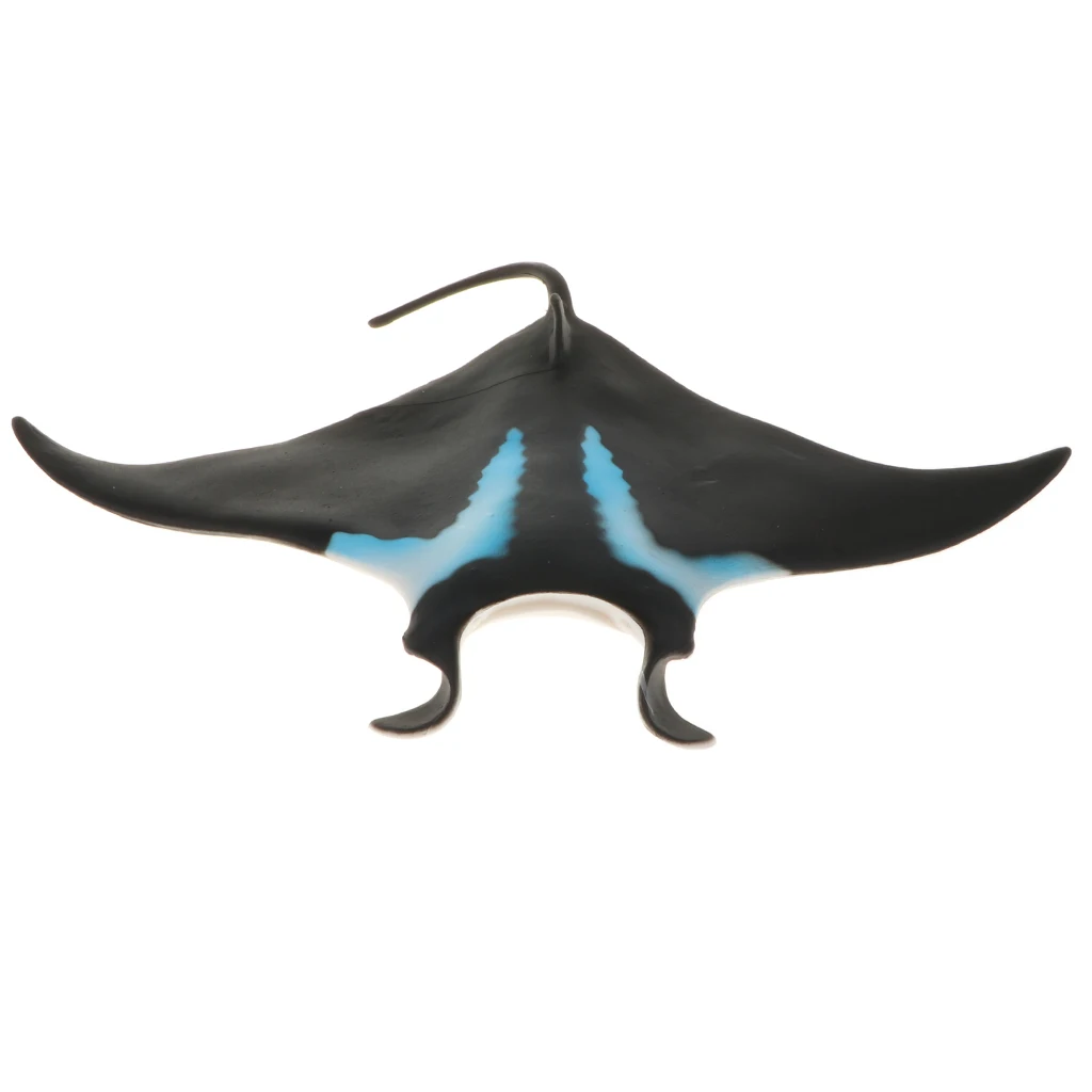 Wild Forest Farm Ocean Manta Ray Fish Statues Action Figure Animals Models Pet - Kids Educational Cognitive Toy Home Decor