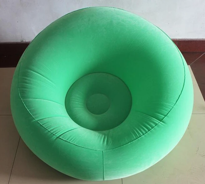 inflatable air bean bag chair , deep relax sofa home furniture, portable lazy chairs-105 * 105 * 65cm size