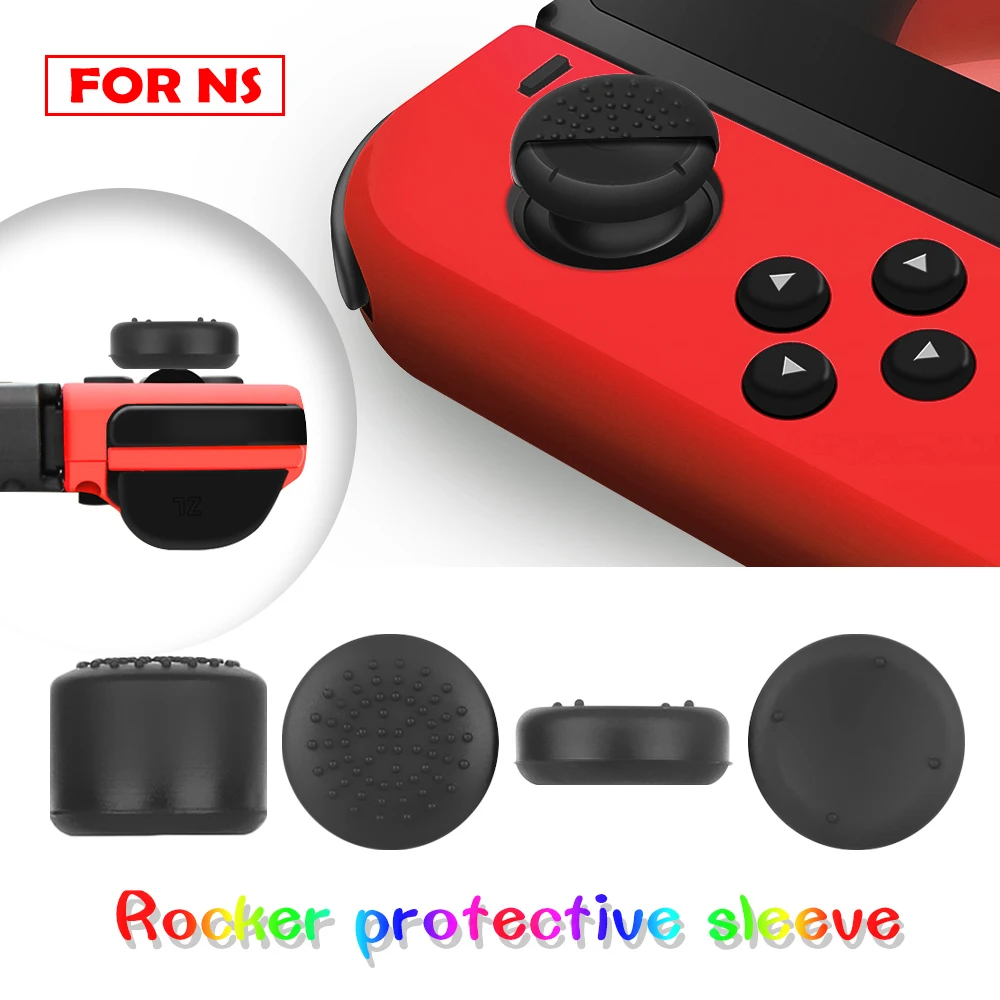 

8Pcs Silicone Thumb Stick Grip Joystick Cap Cover Analog 360 For Nintendo Switch Joy-Con Controller Anti-slip Durable