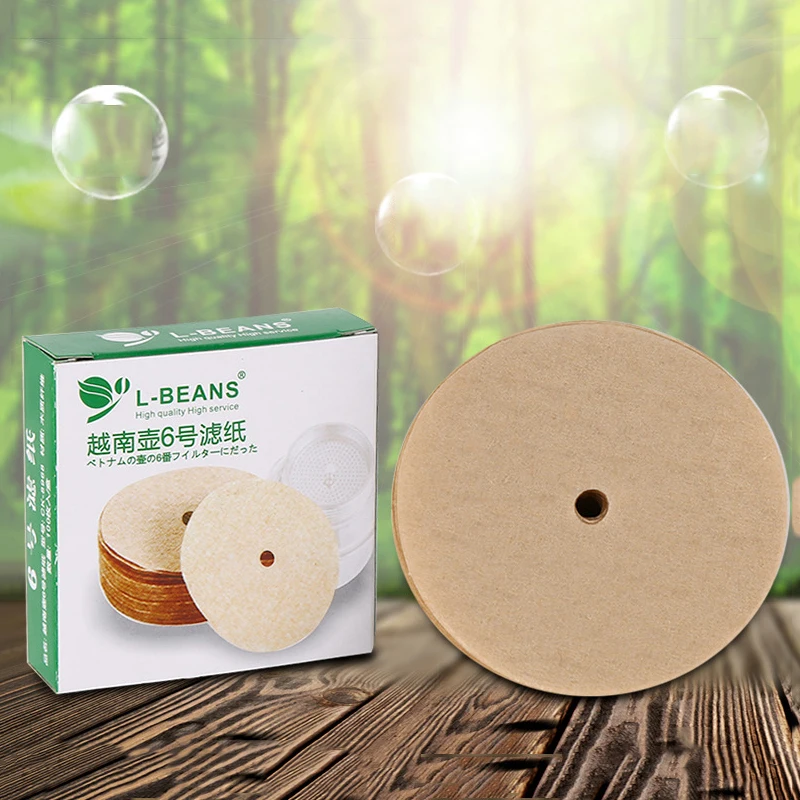 

100PCS Coffee Filter Papers For Vietnam Style Coffee Mug Cup Jug Coffee Drip Cup Filter Maker Strainer
