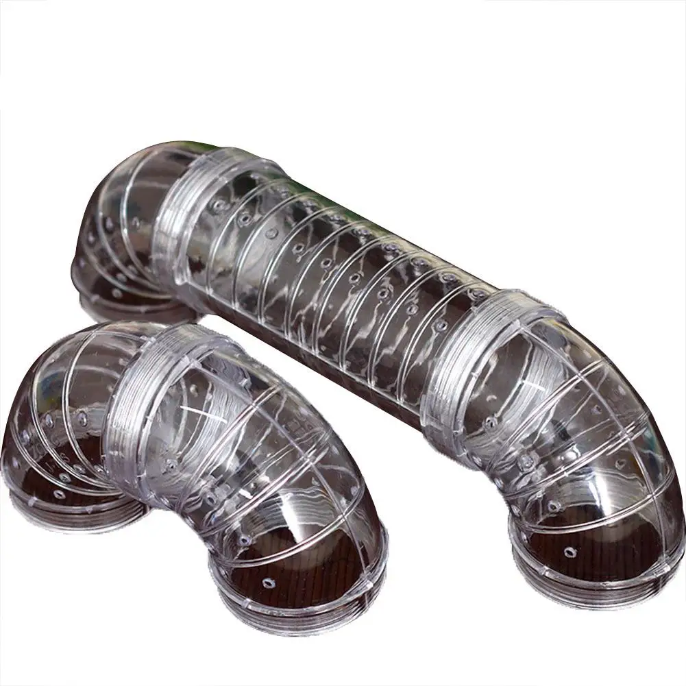 

TPFOCUS Pet Tunnel Toy U-type Plastic Pipe Line Tubes Training DIY Cage External Connection Accessories for Hamster Cages