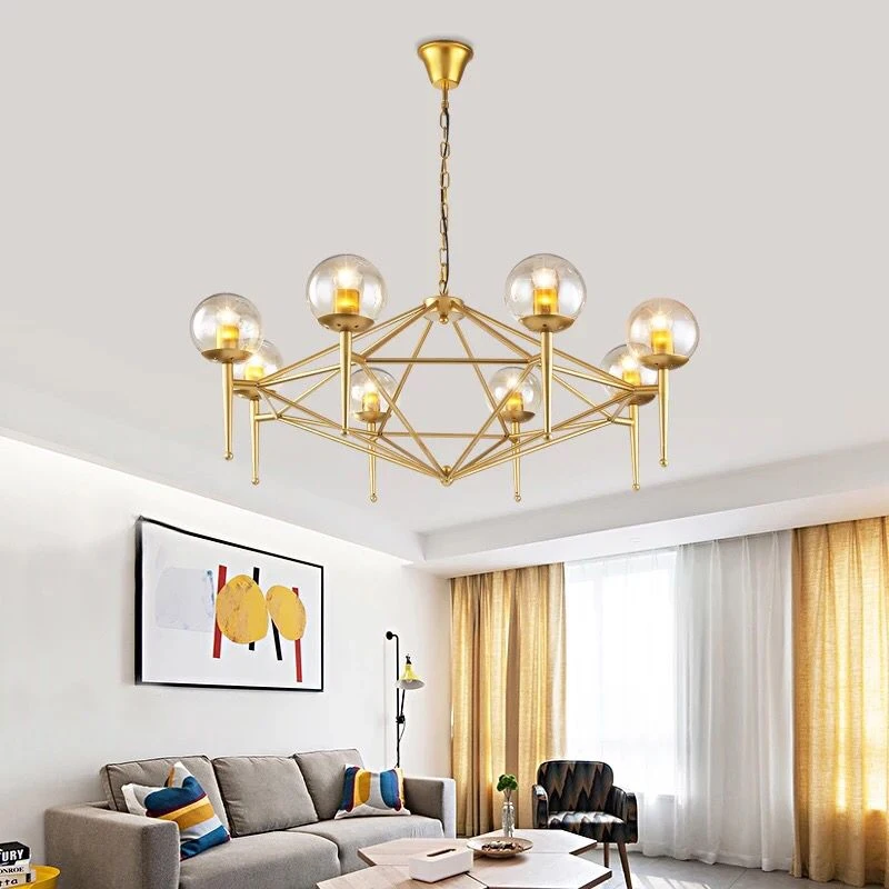 

Post-modern Magic Bean Chandelier Light Luxury High-end Atmosphere Puest Pestaurant Pedroom Pighting Personality Chandeleris