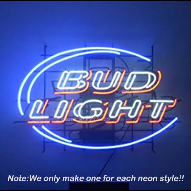 Bud Light Neon Sign Bulbs Recreation Room Garage Art Bud Light Neon Sign Bulbs