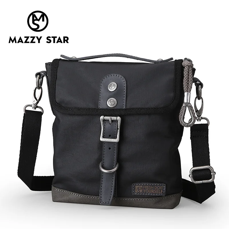 

Mazzy Star Shoulder Bag Men's Korean Trend Messenger Bag Fashion Young Leisure Retro Tote Bag Hot Selling MS_010