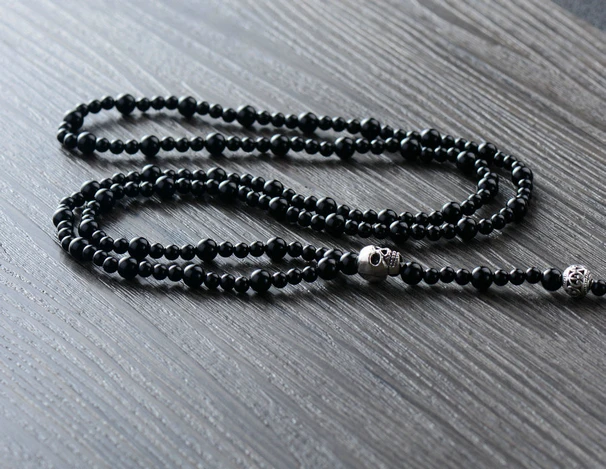 Man Necklace Luxury Quality Black Onyx 