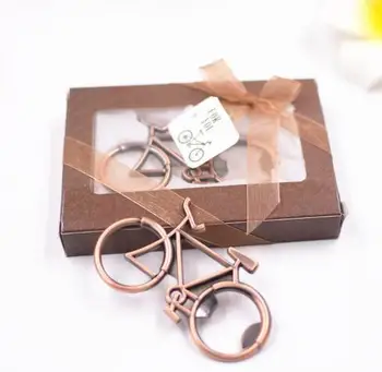 

100 pcs/lot Metal Beer Bottle Opener Cute Bike Bicycle Keychain Key Rings For Lover Biker Bottle Openers Gift For Cycling
