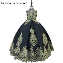 Black and Gold Pageant Dresses