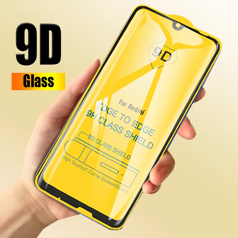 

10Pcs 9D Full Curved Tempered Glass For Xiaomi Redmi Note 7 7Pro 6 5 Pro 5A Prime 4X 4 Screen Protector Cover Protective Film