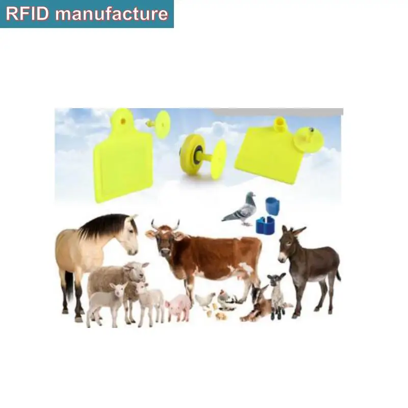 Отслеживание животных для UHF RFID метки Анти Вор 840 960mhz epc gen2 rfid Ушные бирки