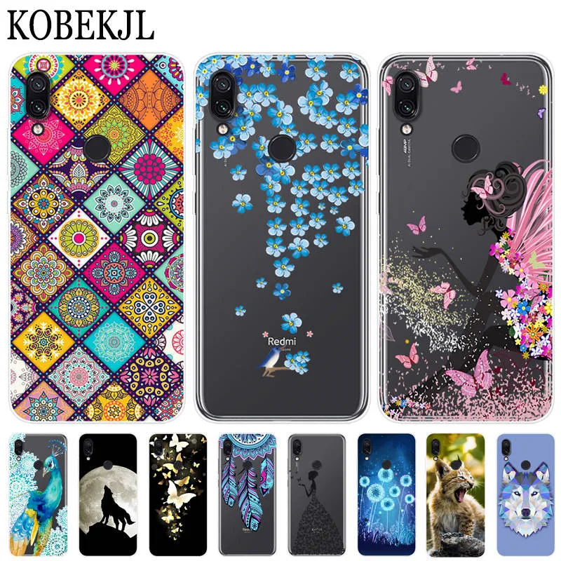 Чехол для Xiaomi Redmi Y3 чехол мягкий мультяшный силиконовый из ТПУ задняя крышка