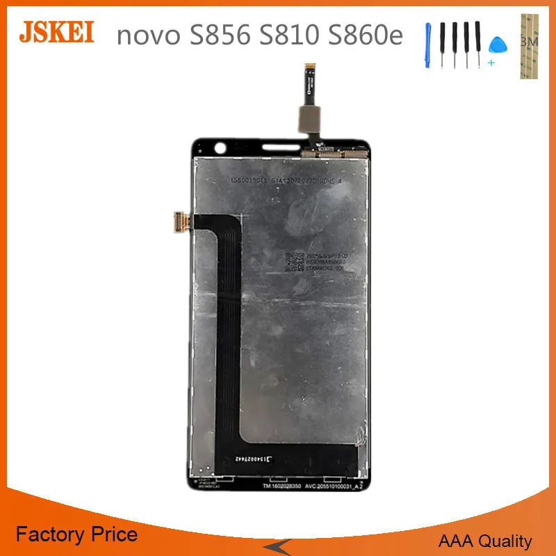 For Lenovo S856 S810 S860e LCD Display With Touch Sensor Digitizer