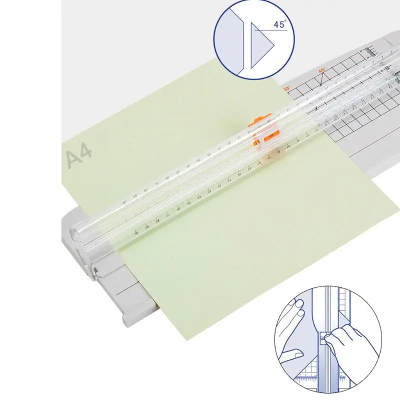 Роторный бумажный триммер гильотины бумаги фото карты резки машина с линейкой плитки сетки угол обрезки для A2 A3 A4 A5