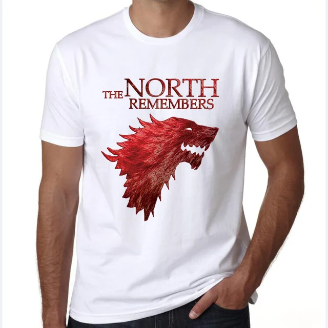 game of thrones t shirt the north remembers