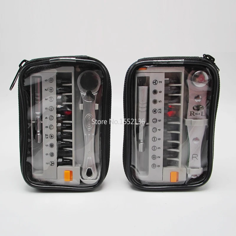 

12PCS in 1 Chrome Vanadium Steel Mini Ratchet Screwdriver Set