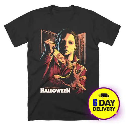 Хэллоуин ночь Boogeyman футболка для мужчин женщин полный размер мультфильм Мужская