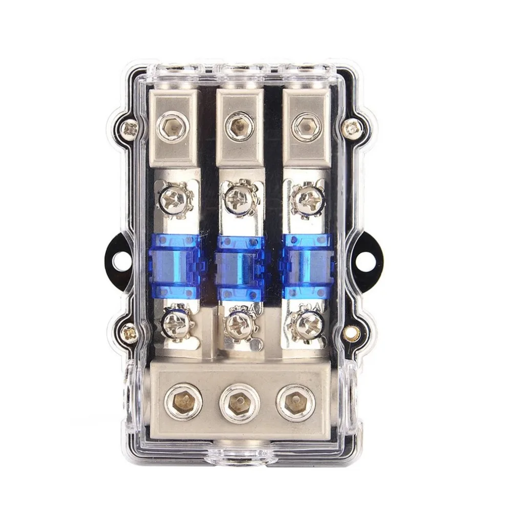 Universal Car Stereo Audio Power Fuse Box Waterproof Blade ... audio fuse box 