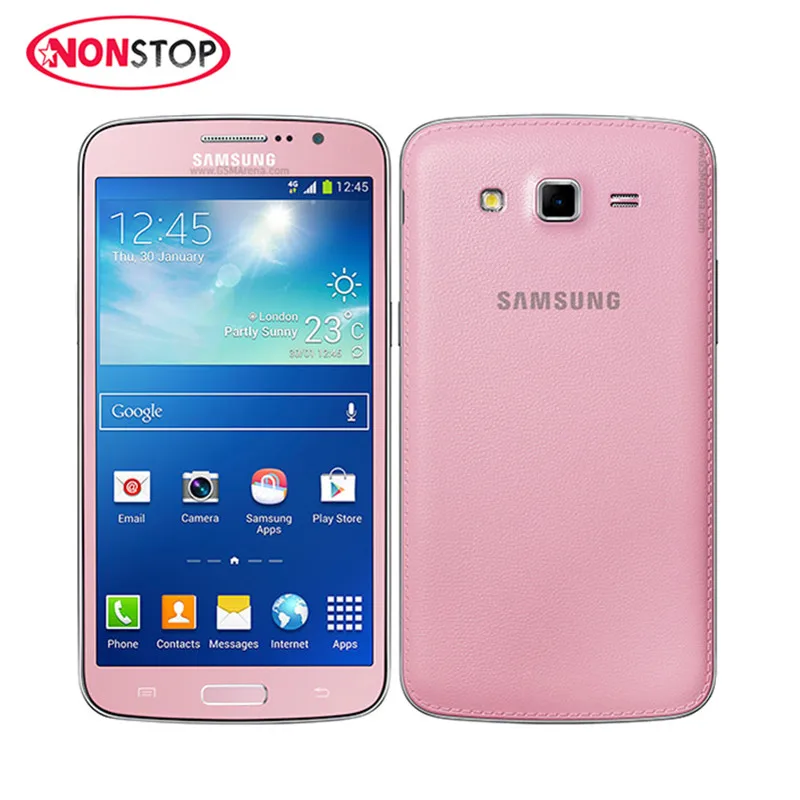 

Original Samsung Galaxy Grand 2 G7102 Quad-core 8.0MP 5.25"TouchScreen Dual Sim Cards Unlocked Refurbished Mobile Phone