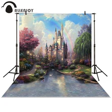Allenjoy photography backdrop background photo studio baby forest Castle Creek Cartoon toile princess props photocall photobooth