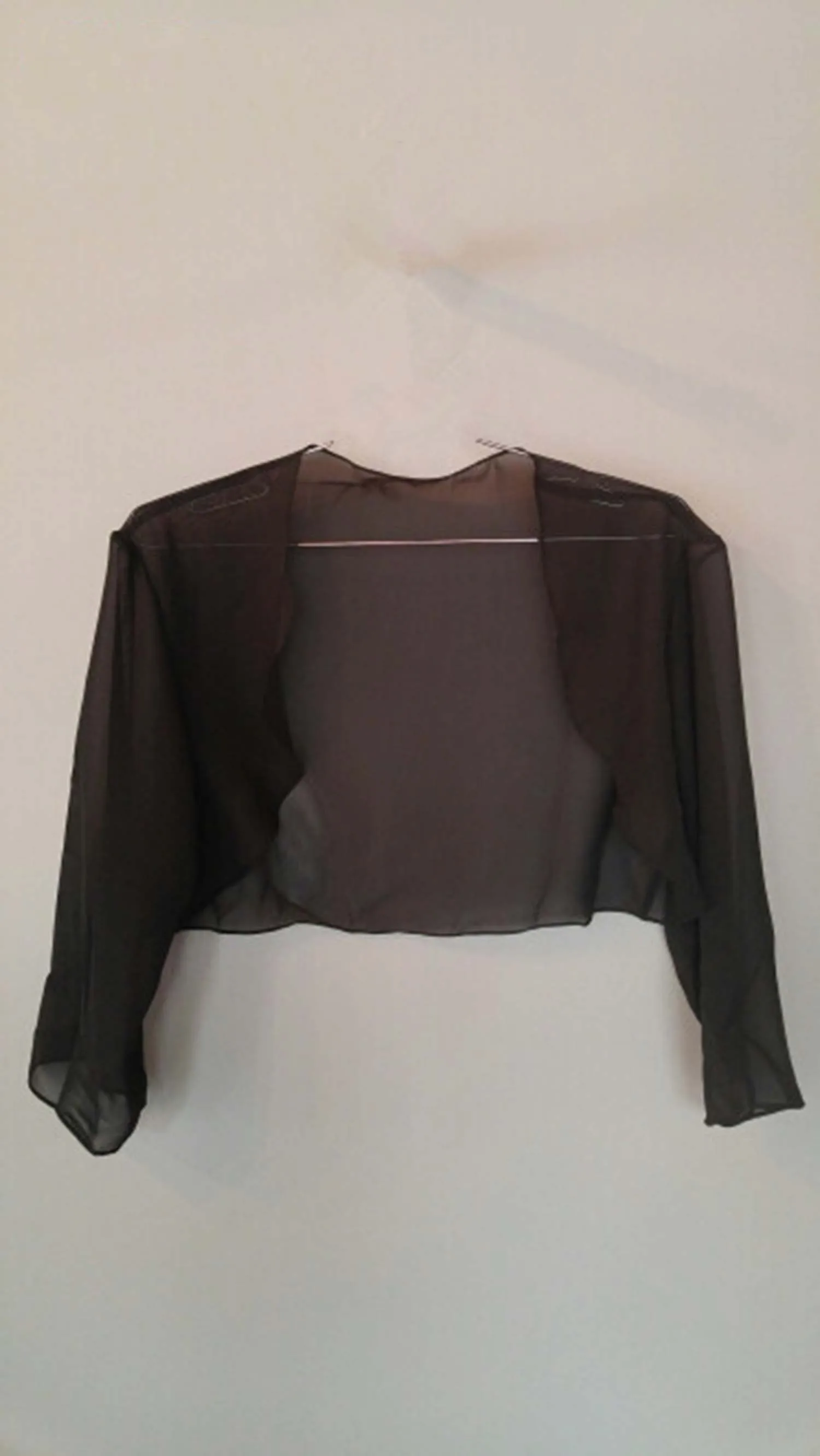 ANTI Wedding Jacket Wraps Chiffon Shrug Bridal Bolero Jacket Coat 3/4 Length Sleeve Plus Sizes Women Belero Custom High Quality