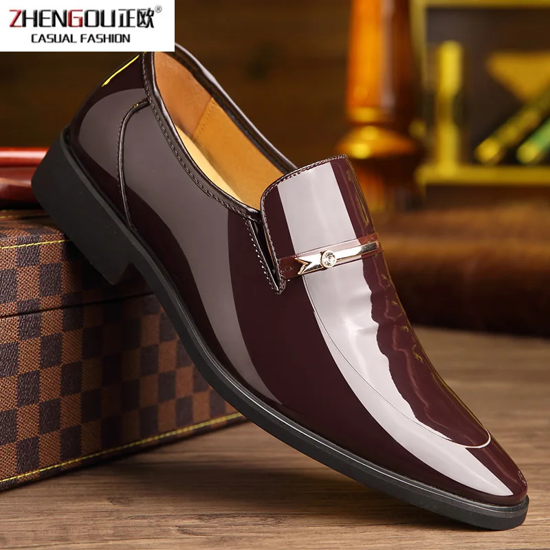 

zhengouShoe Patent Business Affairs Correct Dress Leisure Time Man Marriage Within Increase Leather Shoes