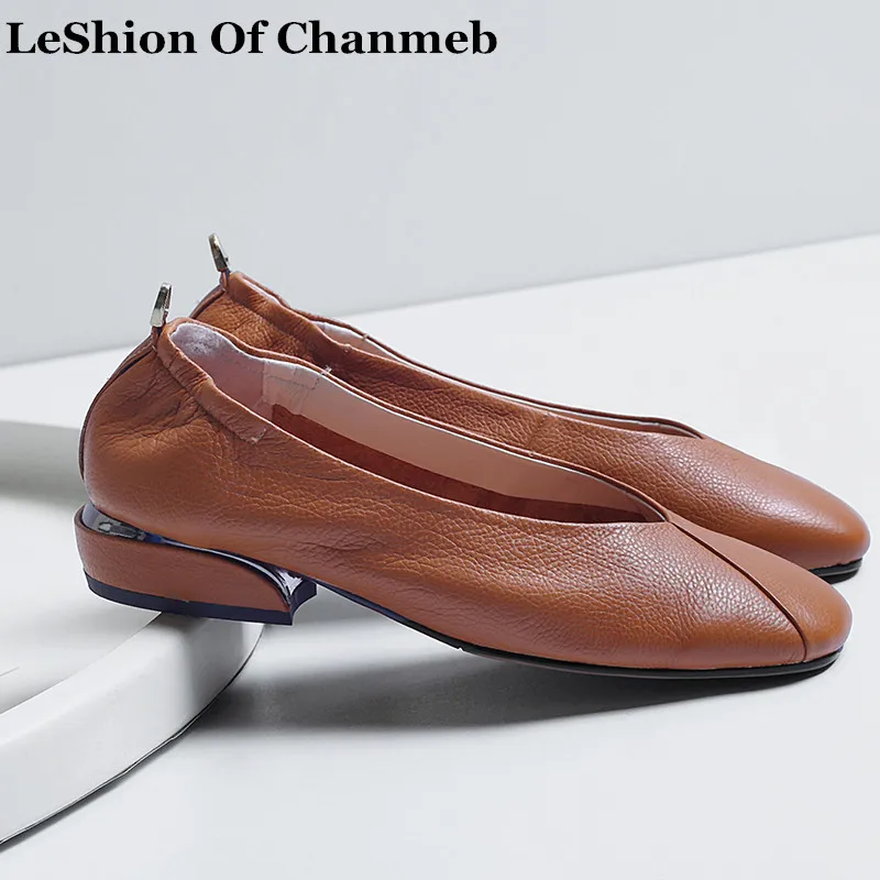 

Size 34-44 Women Soft Cow Leather Flats Slip ons Shoes Ladies Comfortable Moccasins Ballet Flats Woman Ballerina Shoes Footwear