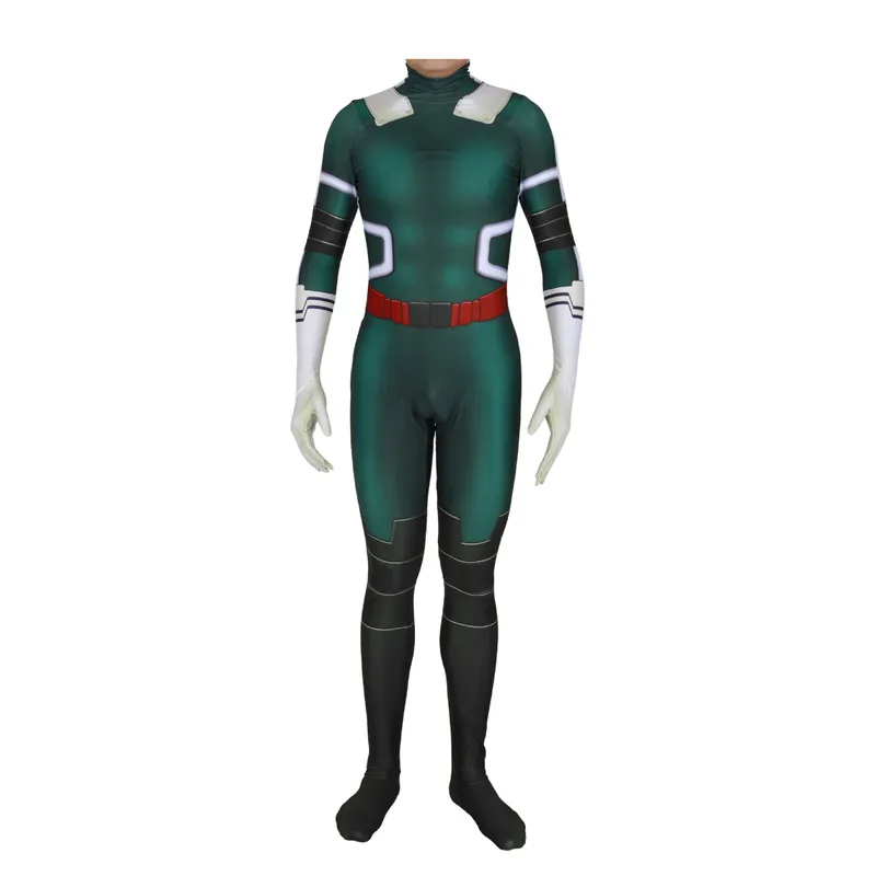 Аниме Мой герой Academy Косплей Midoriya Izuko Deku костюмы парик мужчины женщины zentai боди костюм костюмы на Хэллоуин для детей и взрослых