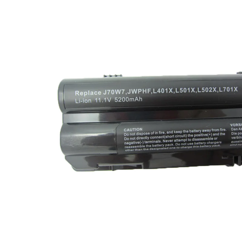 5200mAh laptop Battery for Dell XPS 14 15 17 L401x L501x L502x L701x L702x 312-1123 312-1127 J70W7 JWPHF R795X WHXY3 akku