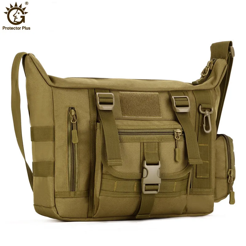 14 дюймов ноутбука талии пакет ультра-легкие тактика Для мужчин Курьерские сумки военная сумка Повседневное камуфляж дорожные сумки V52