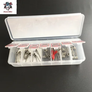 

Demon killer Wire 7 in 1 Alien V2, Tsuka,Clapception,Framed Clapton,Tri-twist clapton,spaced Clapton, Fused Clapton Rebuild Coil