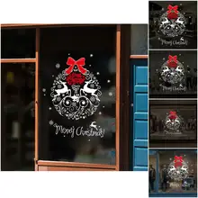 Christmas Deer Pattern Self-adhesive New Year Shop Showcase Sticker Wall Sticker Window Sticker Wall Art Home Decoration Christmas Deer Pattern Self-adhesive New Year Shop Showcase Sticker Wall Sticker Window Sticker Wall Art Home Decoration