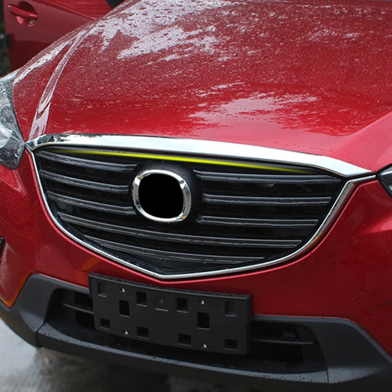 Защитная накладка на бампер для Mazda хромированная заднюю часть кузова CX5 KE 2012 2013