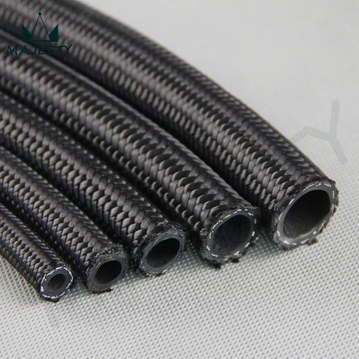 4AN 4AN AN4 Nylon Cover Braided 1500 PSI Oil Fuel Gas Line Hose Sold By Foot