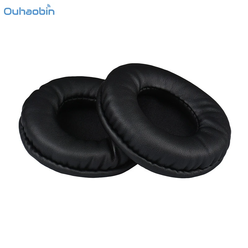 Boutique Digital Popular 1 Pair Protein Leather Replacement Ear Pads 75MM Headphones High Quality Studio Headphone's Earpad Set1 |
