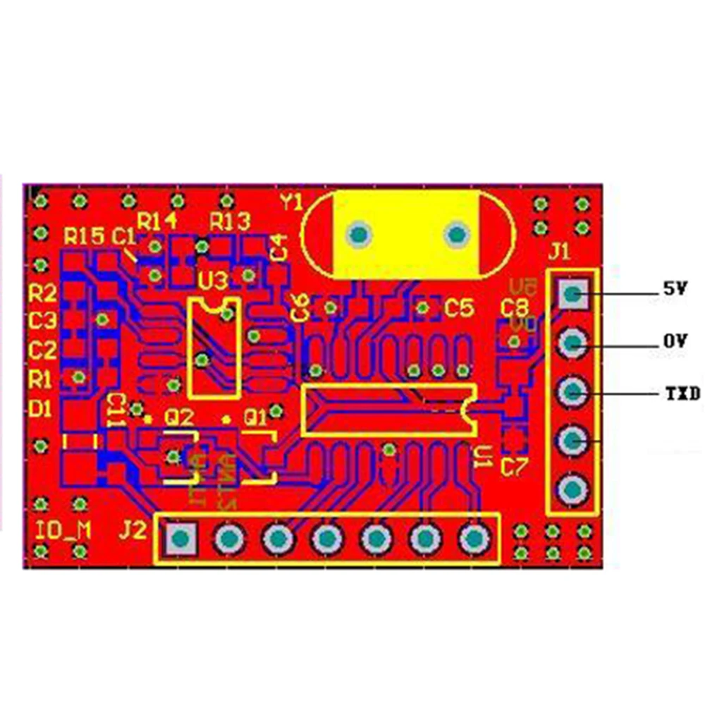 134,2 кГц животных RFID модуль считывания EM4305 Ушная бирка с кольцом для пальца считыватель UART модуль(9600 Н, Н, Н '8, 1) 5 V 25mA