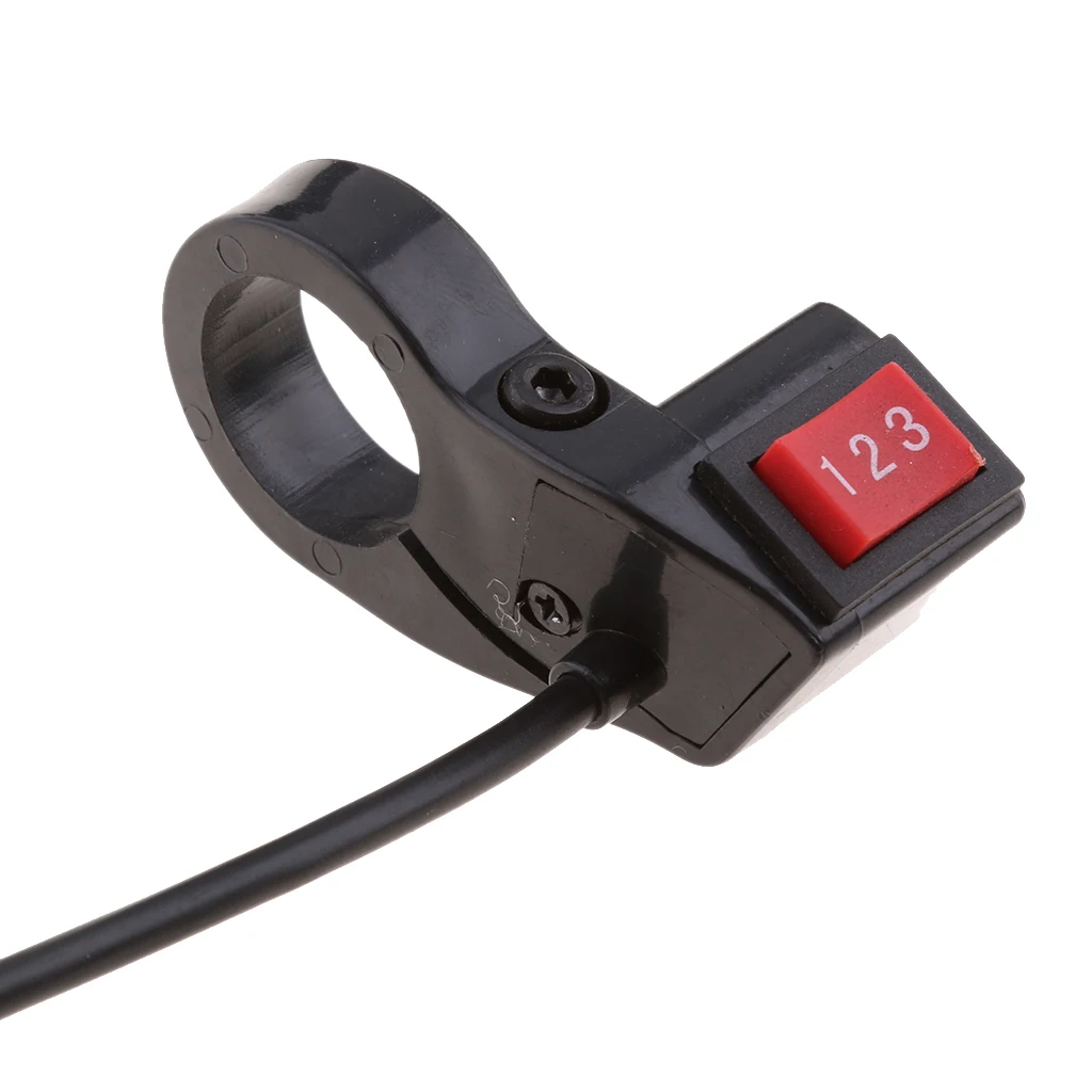 Handlebar switch Handlebar 3 Speed Position SPDT Switch Motorcycle Electric Bike Scooter-Black brushless motor controllers