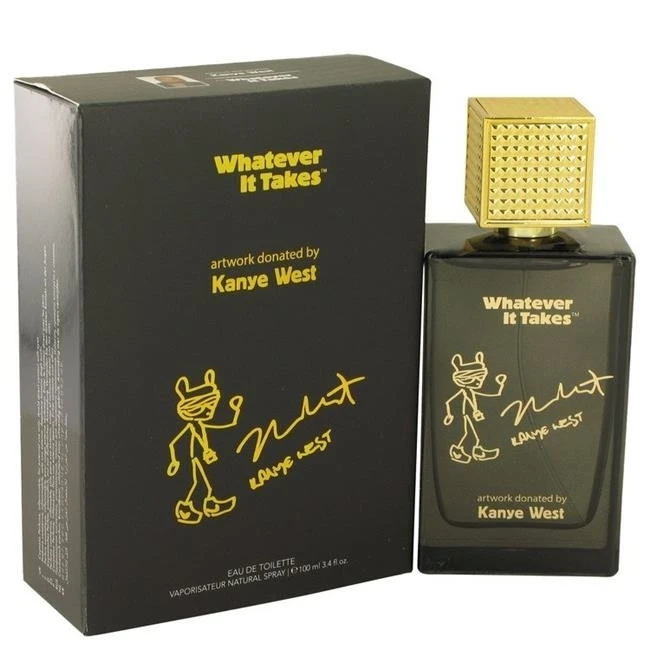 Whatever It Takes 539010 3.4 oz Kanye West by Whatever It Takes Eau De Toilette Spray for Men