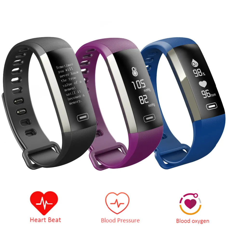 M2S Smart Bracelet Heart Rate Monitor Blood Pressure Blood Oxygen