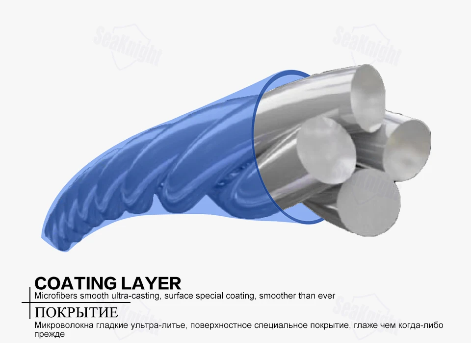 500 м SeaKnight Марка tri-посейдон серии Высокое качество Япония Multifilament ЧП Плетеный Рыбалка линии 8 10 15 20 30 40 50 60lb Linha