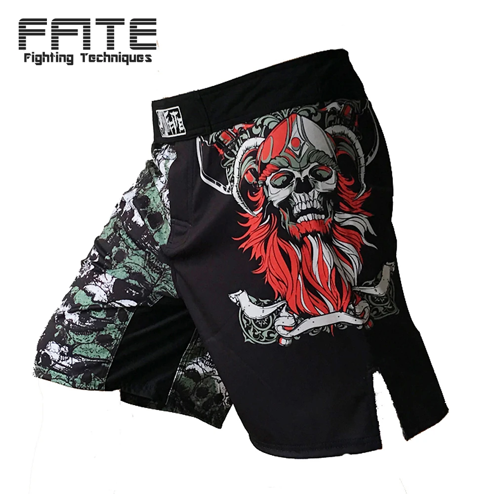 FFITE cheap MMA Shorts Men's boxing pants Fight Short Skull grappling
