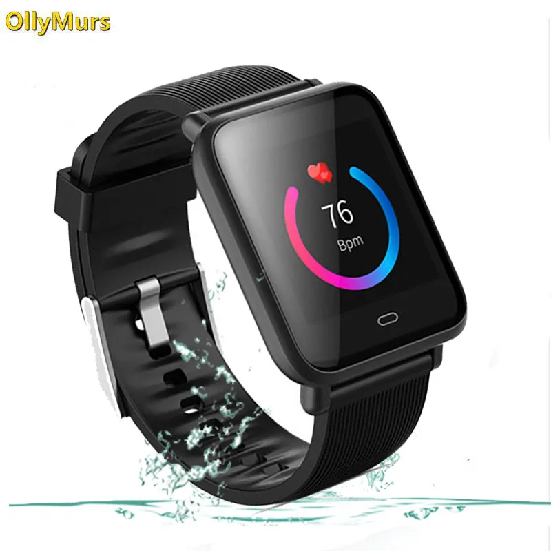 

Multi-Dial Q9 Smartwatch IPX67 Waterproof Sports For Android IOS With Heart Rate Monitor Blood Pressure Functions Smart Watch