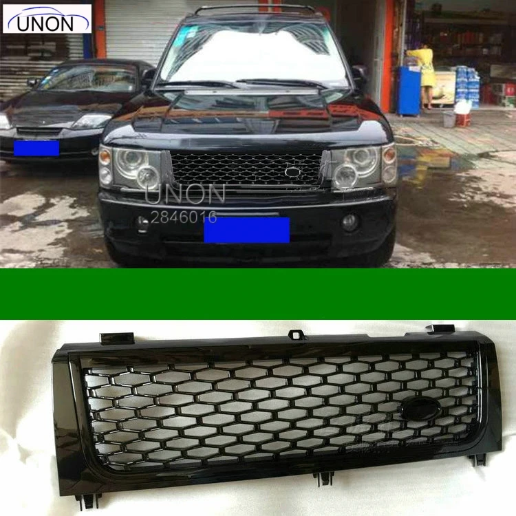 

Tuning Parts Car styling Supercharged look Front Middle Grill Grille For Land Rover For Range Rover vogue L322 2002-2005 year