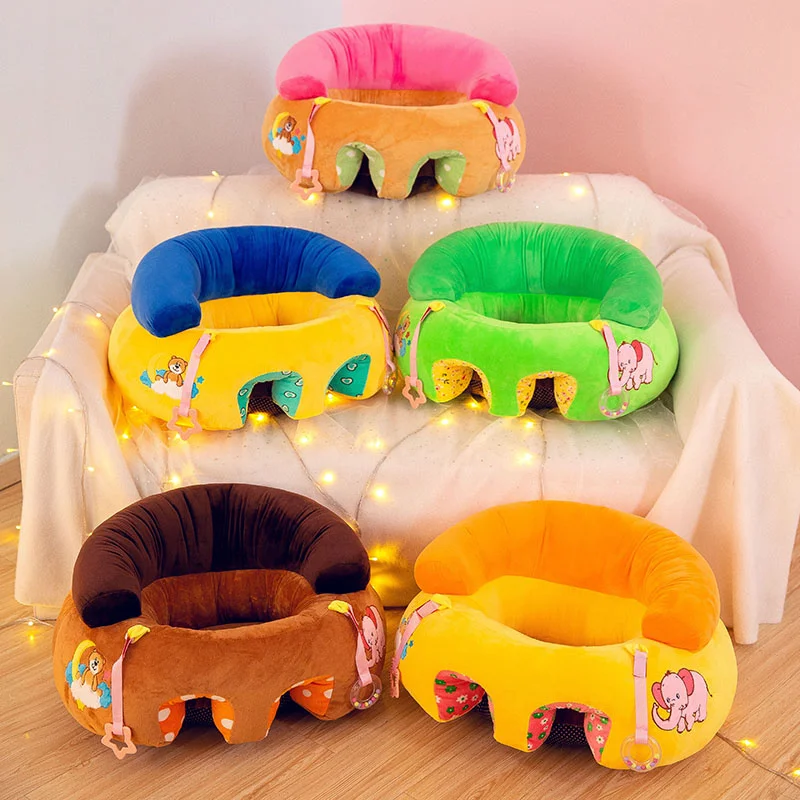 0-4 years old baby seat colorful cartoon plush kids sofa learning to sit indoor floor sofa crawling mat baby playmat on-slip 0-4 years old baby seat colorful cartoon plush kids sofa learning to sit indoor floor sofa crawling mat baby playmat on-slip