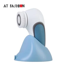 1 шт., электрическая щетка для лица, зарядка, очищающее средство для лица, ультразвуковое, вибрационное, Отбеливающее, очищающее средство для лица, мягкий уход за кожей лица, массажный инструмент