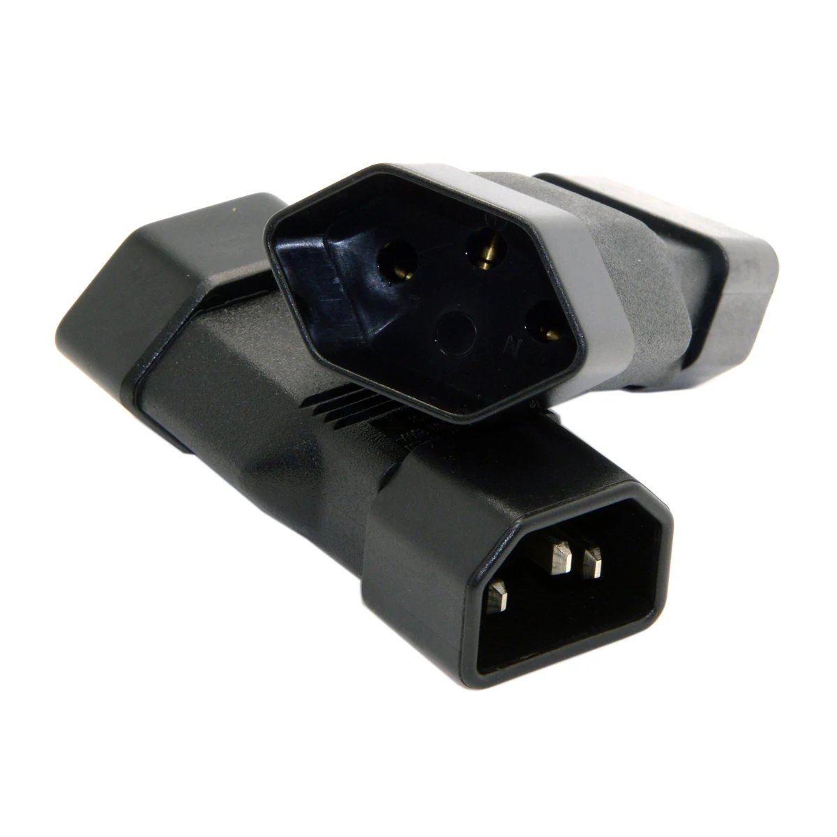 

CYDZ IEC320 C14 to Switzerland Swiss 3Pin Female Power Adapter Rated 10A 250V