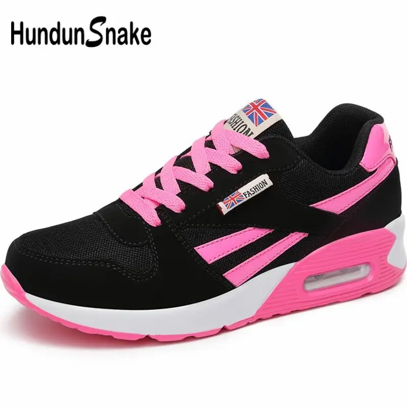 Hundunsnake Breathable Shoes Sport Women Sneakers Women Running Shoes For Women Athletic Shoes Sports Summer Tennis Black A-048