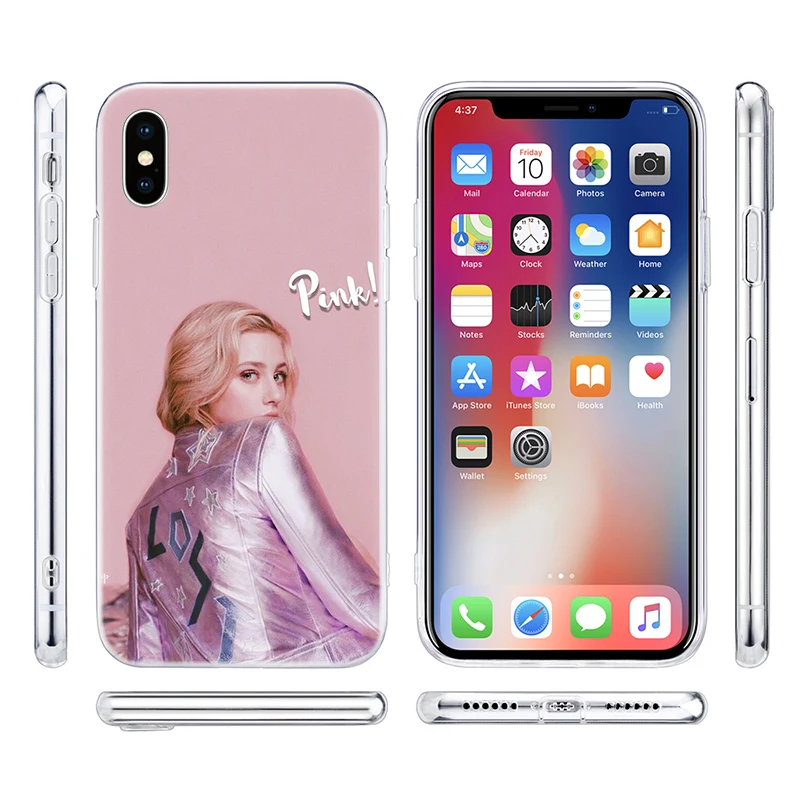 Модный мягкий силиконовый чехол Lili Reinhart Riverdale для Apple iPhone 11 Pro XS MAX XR X 7 8 Plus 6 6s 5