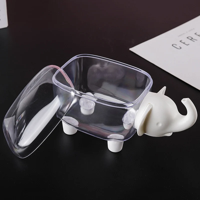 

High Quality Storage Box Case Organizer Elephant Shape for Home Office Cotton Swab Toothpick