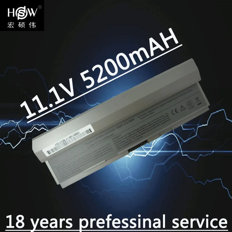 

HSW 5200MAH laptop battery for Dell W346C,Latitude E4200,00009, 312-0864, 451-10644, 453-10069, F586J, R331H, R640C, R841C